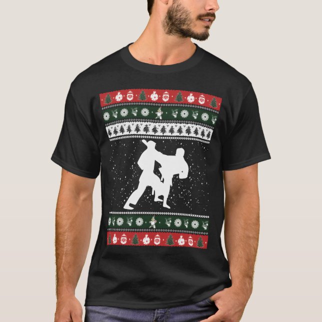 Taekwondo julklapp t shirt (Framsida)