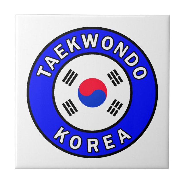 Taekwondo Kakelplatta (Framsidan)