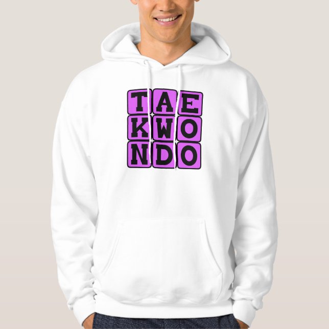 Taekwondo, kampsport munkjacka (Framsida)