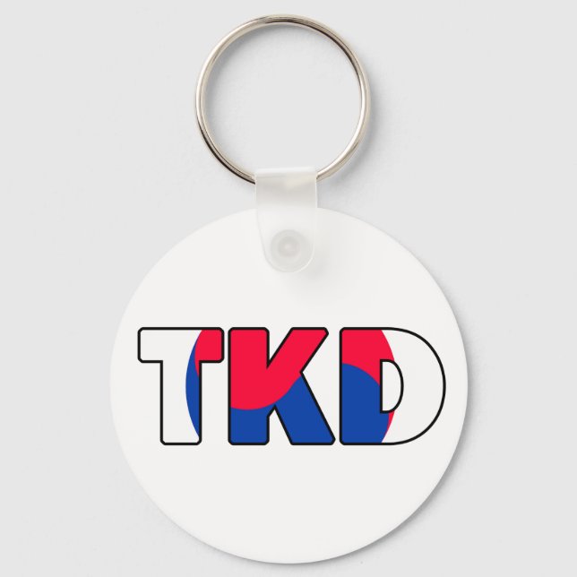 Taekwondo Keychain Nyckelring (Framsida)