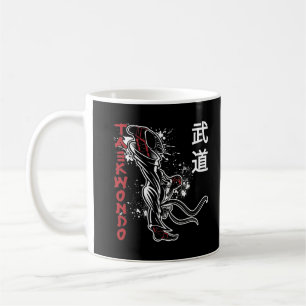 Taekwondo Kick Martial Arts Kaffemugg