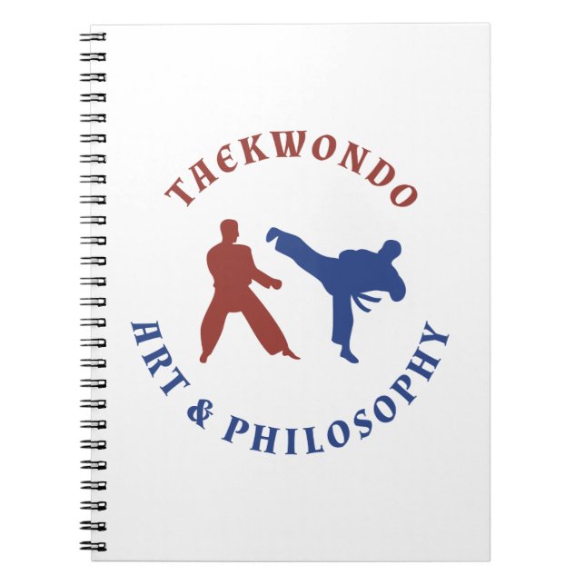 Taekwondo konst & filosofi anteckningsbok (Framsidan)