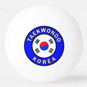 Taekwondo Korea Pingisboll