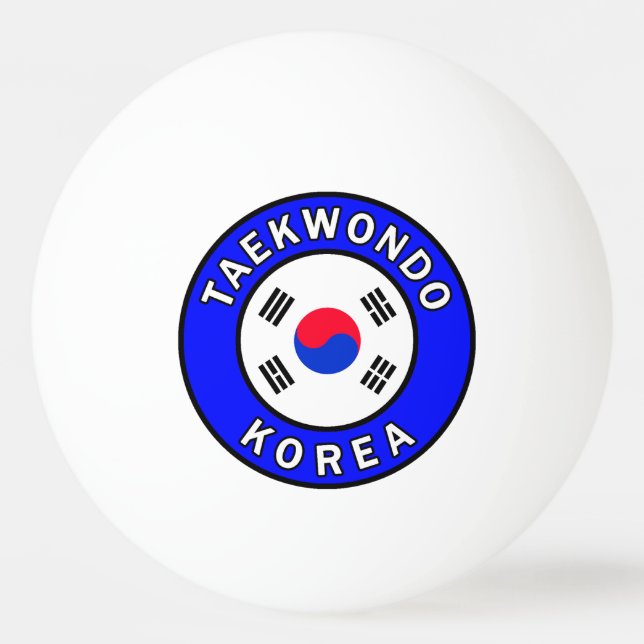 Taekwondo Korea Pingisboll (Framsidan)