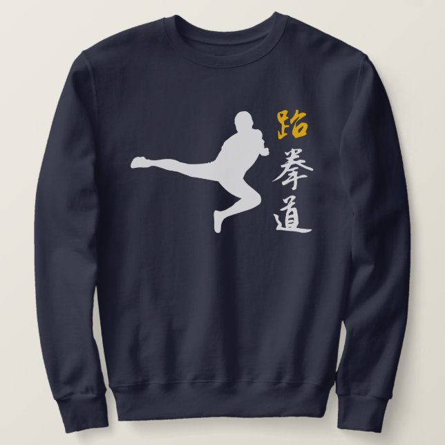 Taekwondo Lång Ärmad Tröja (Design framsida)