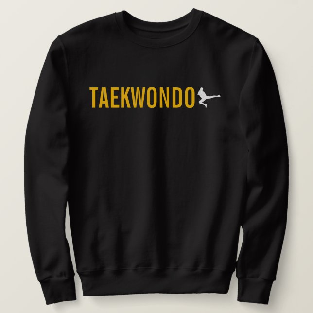 Taekwondo Lång Ärmad Tröja (Design framsida)