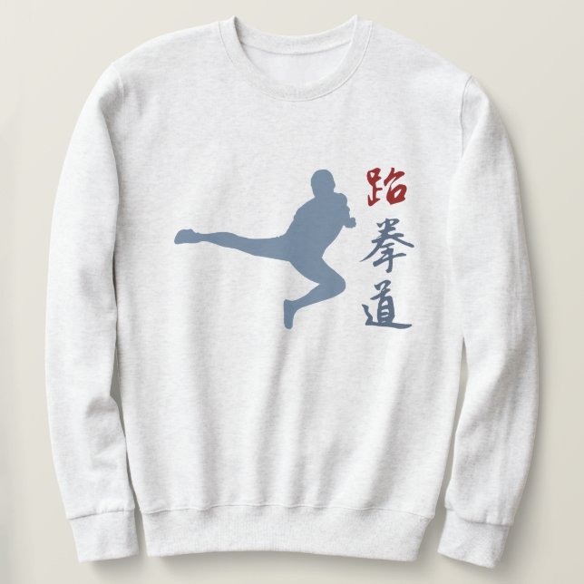 Taekwondo Lång Ärmad Tröja (Design framsida)