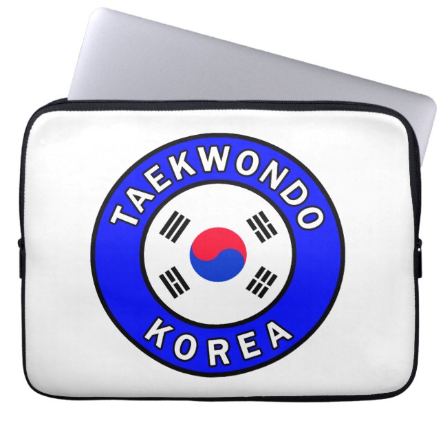 Taekwondo laptop sleeve (Framsidan)
