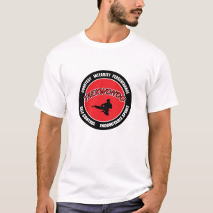 Taekwondo lärosatser cirklar t shirt