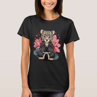 Taekwondo Leopard Kickboxing Animall Jiu-Jitsu T Shirt