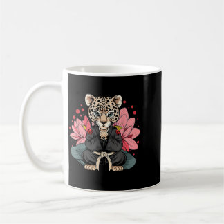 Taekwondo Leopard Kickboxning Djur Jiu-Jitsu Kaffemugg