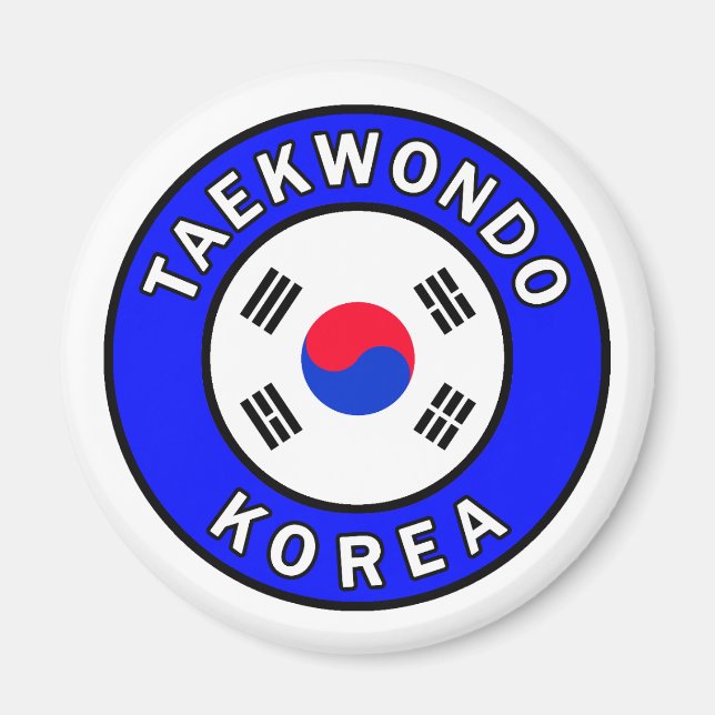 Taekwondo Magnet (Framsidan)