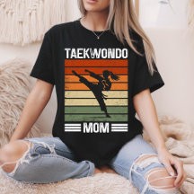 Taekwondo-Mamma Retro Kampsport Mamma Present