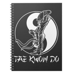 Taekwondo Martial Arts Tae kwon do Self Defence Anteckningsbok