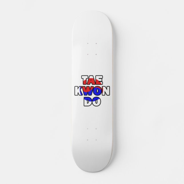 Taekwondo Mini Skateboard Bräda 18,5 Cm (Framsida)