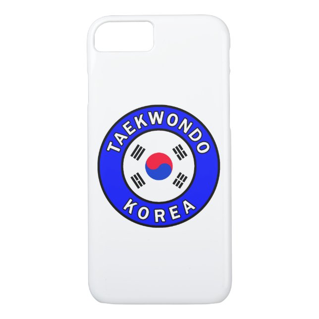 Taekwondo mobilt fodral Case-Mate iPhone skal (Baksida)