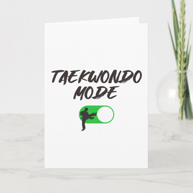 Taekwondo Mode PÅ Kort (Framsida)