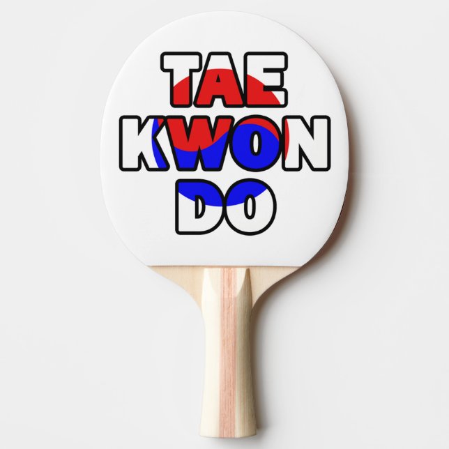 Taekwondo Pingisracket (Framsidan)