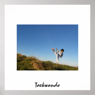 Taekwondo poster för barn