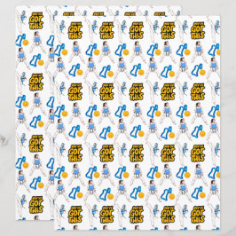 Taekwondo Scrapbookpapper (Flickor)