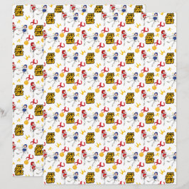 Taekwondo Scrapbookpapper (Pojkar)
