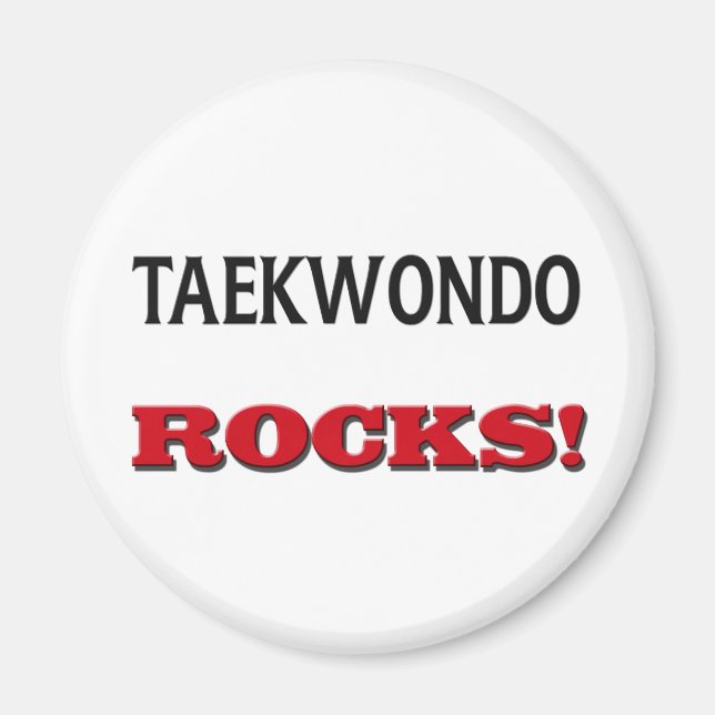 Taekwondo Sten Magnet (Framsidan)