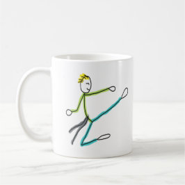 Taekwondo Stickman Kaffemugg
