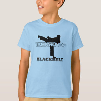 Taekwondo svartbälte tee shirt