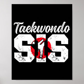 Taekwondo syster Taekwondo syster Taekwondo fighte Poster