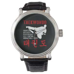 Taekwondo Tenets Martial Arts Armbandsur