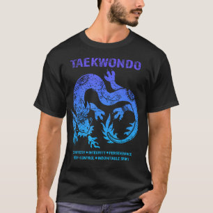 Taekwondo Tkd Tae Kwon Do Dragon Martial T Shirt