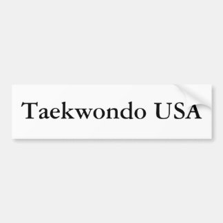 Taekwondo USA bildekal