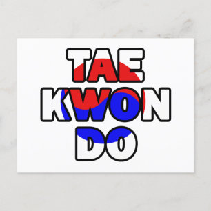 Taekwondo Vykort