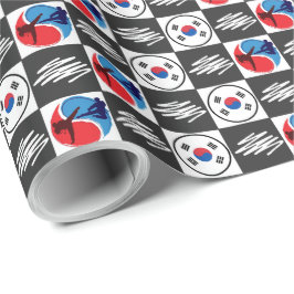 Taekwondo Wrapping Papper Presentpapper