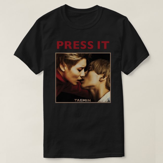 TAEMIN - PRESS IT T SHIRT (Design framsida)