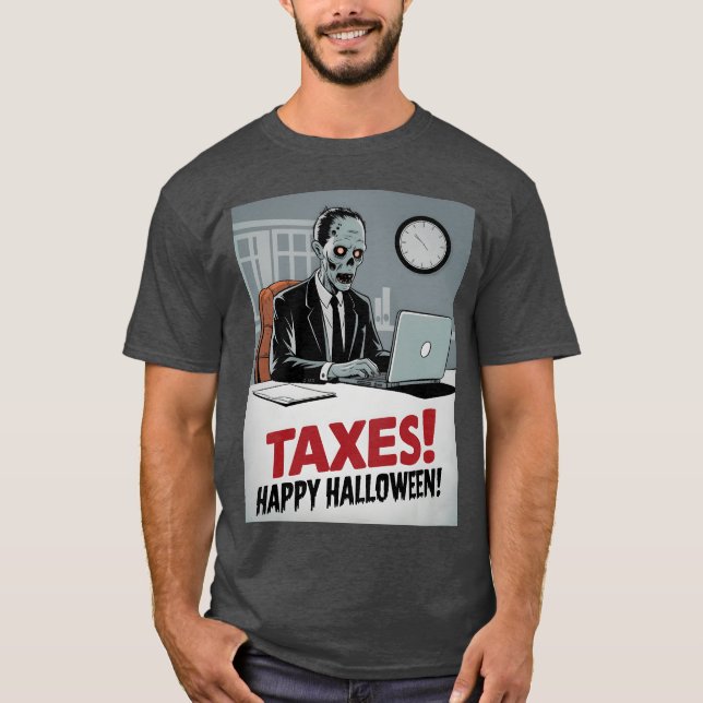 Taes Happy halloween lustig T Shirt (Framsida)