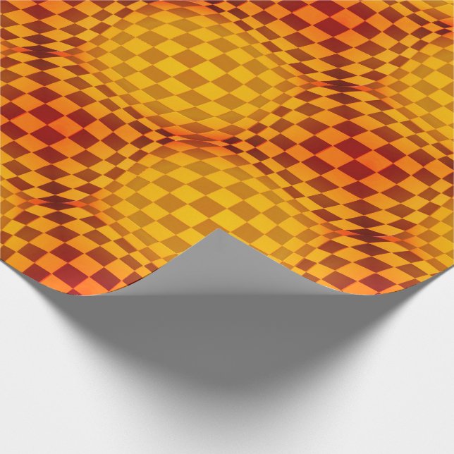 Taffi Tuck Op Art Butterscotch Presentpapper (Hörn)