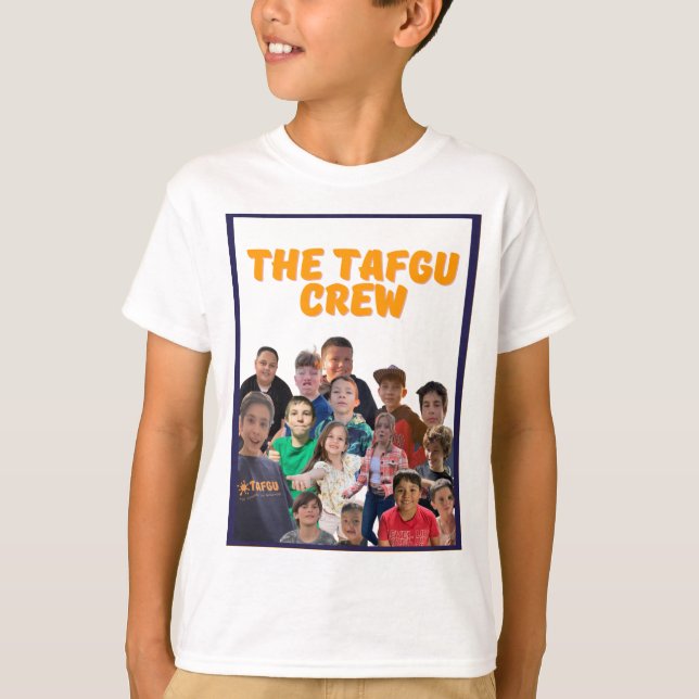 TAFGU Crew Boys Shirt T Shirt (Framsida)