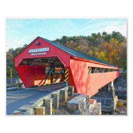 Taftsville Covered Bridge, Vermont 8x10 Fototryck
