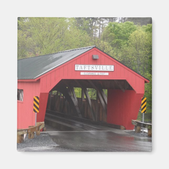 Taftsville Covered Bridge, Vermont Magnet (Framsidan)