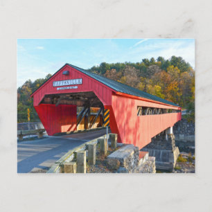 Taftsville Covered Bridge, Vermont Vykort