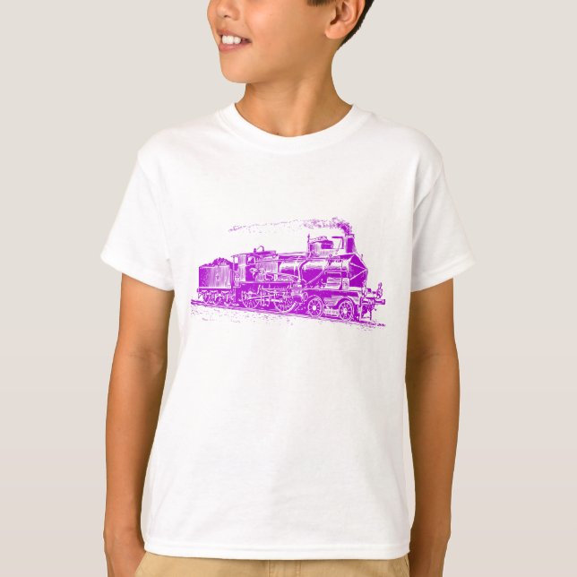 Tåg 03 - Lila T Shirt (Framsida)
