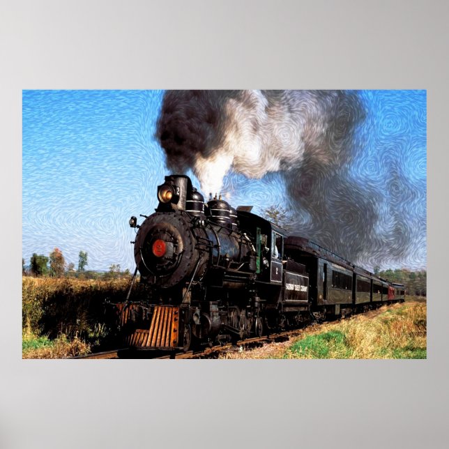 Tåg 2 Skriv ut Poster (Framsidan)