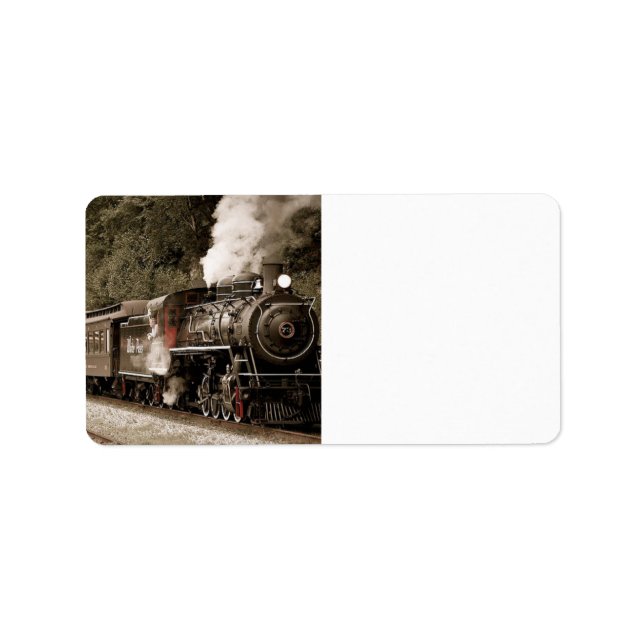 Tåg Adressetikett (Framsidan)