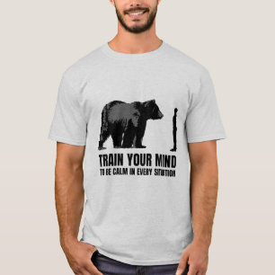 Tåg: att vara lugn i varje situation t shirt