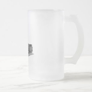 Tåg av tanke frostat ölglas