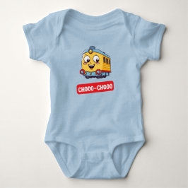 Tåg Baby Bodykostdräkt T Shirt