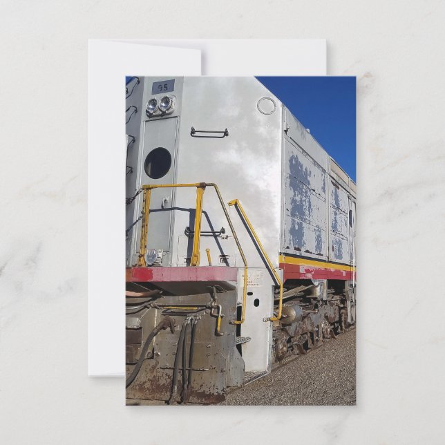 Tåg-bil ett meddelande (Framsida)