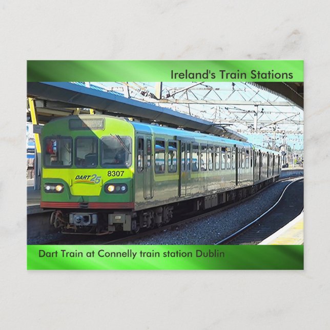 Tåg-bild för vykort (Framsida)