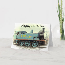 TÅG BIRTHDAY-KORT KORT
